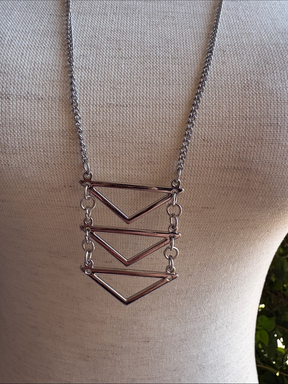 Geometry Triangle 💠🔽 Chain⛓️‍💥Necklace - Picture 4 of 8